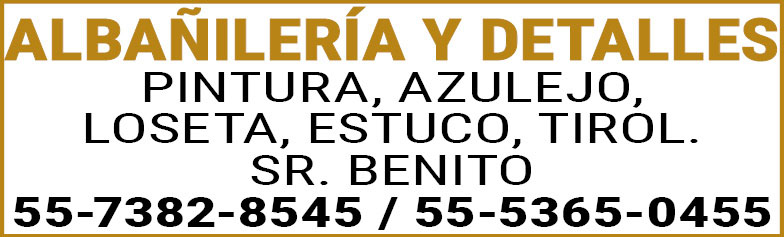 ALBAÑILERIA,Y,DETALLESPINTURA,AZULEJO,LOSETA,ESTUCO,TIROL.SR.,BENITO55-7382-8545,/,55-5365-0455