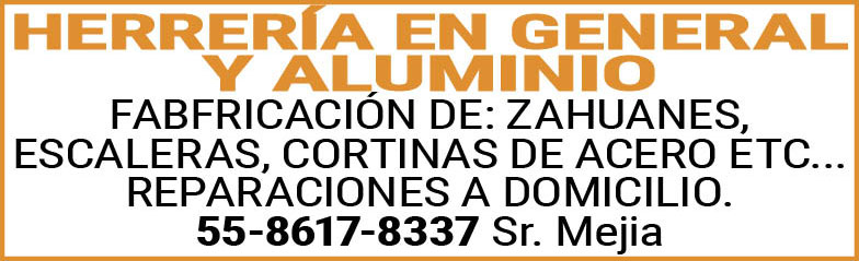 HERRERIA,EN,GENERALY ALUMINIO FABFRICACION,DE:,ZAHUANES,ESCALERAS,CORTINAS,DE,ACERO,ETC...REPARACIONES,A,DOMICILIO.55-8617-8337,Sr.,Mejia