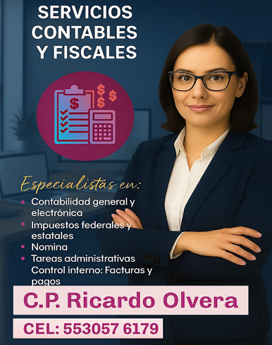 SERVICIOS,CONTABLESY,FISCALESC.P. RICARDO,OLVERA5530576179