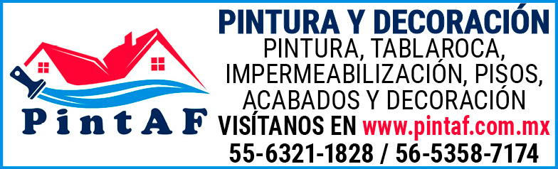 PINTURA,Y,DECORACIONPINTURA,TABLA,ROCA,IMPERMEABILIZACION,PISOS,ACABADOS,Y,DECORACIONVISITANOS,EN,www.pintaf.com.mx55-6321-1828,/,56-5358-7174