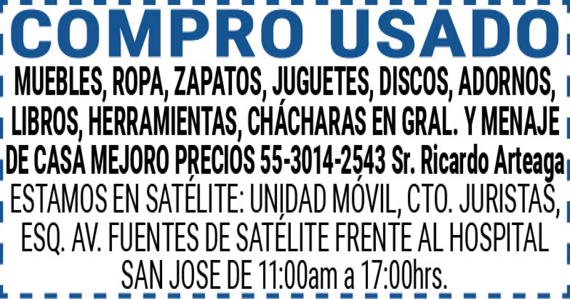 Compro usadomuebles ropa zapatos juguetes discos adornos…