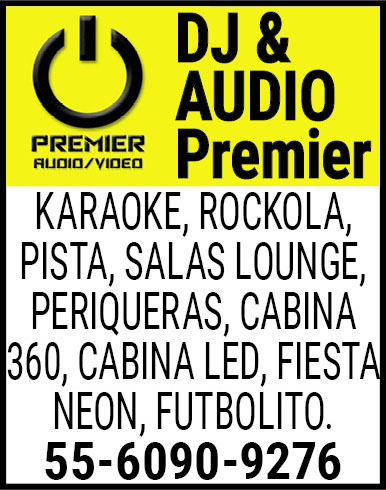 Dj & audio premierkaraoke rockola pista salas lounge…