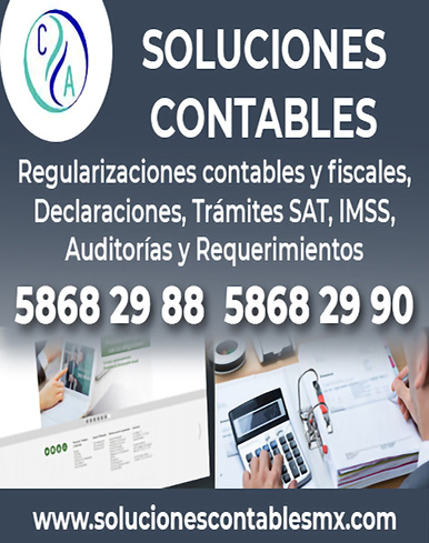 "SOLUCIONES CONTABLES"Regularizaciones Contables y Fiscales…